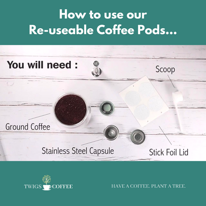 Sustainable Coffee & Reusable Pod Bundle (Nespresso Compatible)