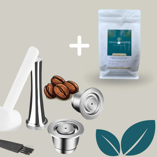 Sustainable Coffee & Reusable Pod Bundle (Nespresso Compatible)